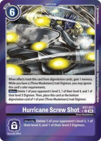 Hurricane Screw Shot (Foil) - EX7-071 U