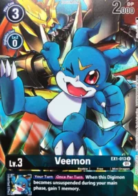 Veemon (Tamer's Evolution Box 2)- EX1-013- R
