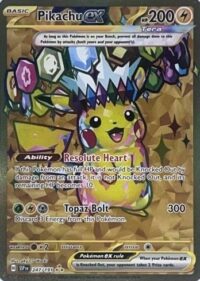Pikachu ex - 247/191 - Gold Secret Rare - Inglés