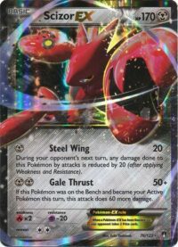 Scizor EX - 76/122 - Ultra Rare - Inglés
