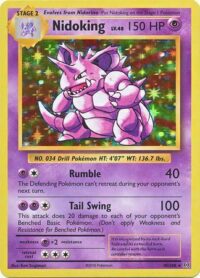 Nidoking - 45/108 - Holo Rare - Inglés
