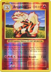 Arcanine - 18/108 - Rare Reverse Holo - Inglés