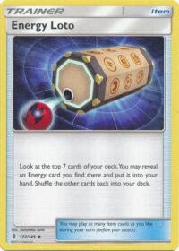 Energy Loto - 122/145 - Uncommon - Inglés