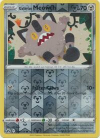 Galarian Meowth - 084/159 - Common Reverse Holo - Español