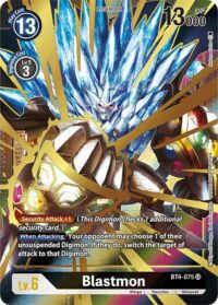 Blastmon (Alternate Art) - BT4-075 - SR