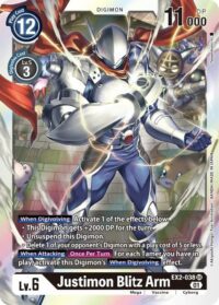 Justimon Blitz Arm - EX2-038 SR