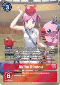 Akiho Rindou - BT11-089 - R (Alternate Art)