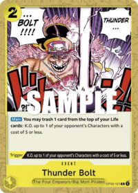 Thunder Bolt - OP03-121 - C (PRB01)