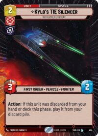 Kylo's TIE Silencer - Ruthlessly Efficient - 404/262 - Legendary - Inglés (HyperSpace Foil)