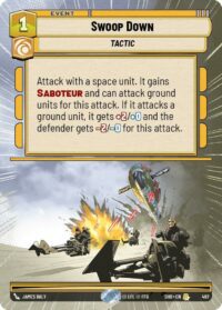 Swoop Down (Hyperspace) - 497 - Rare - Inglés