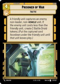 Prisoner of War (Foil) - Uncommon - 227/257 Inglés