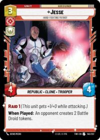 Jesse - Hard-Fighting Patriot (Foil) - Uncommon - 145/257 Inglés