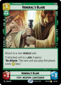 General's Blade (Foil) - Rare - 121/257 Inglés