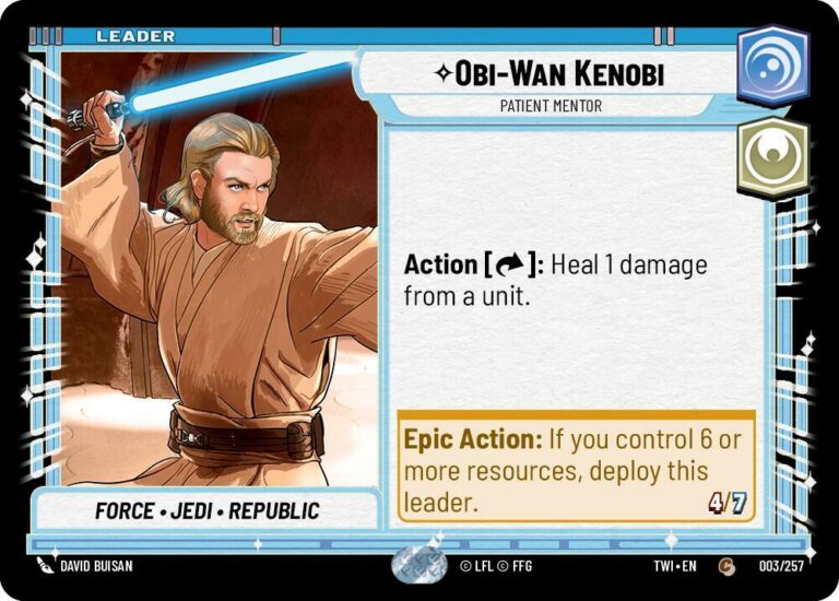 Obi-Wan Kenobi - Patient Mentor - Common - 003/257 Inglés