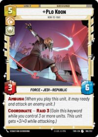 Plo Koon - Koh-to-yah! (Foil) - Uncommon - 196/257 Inglés