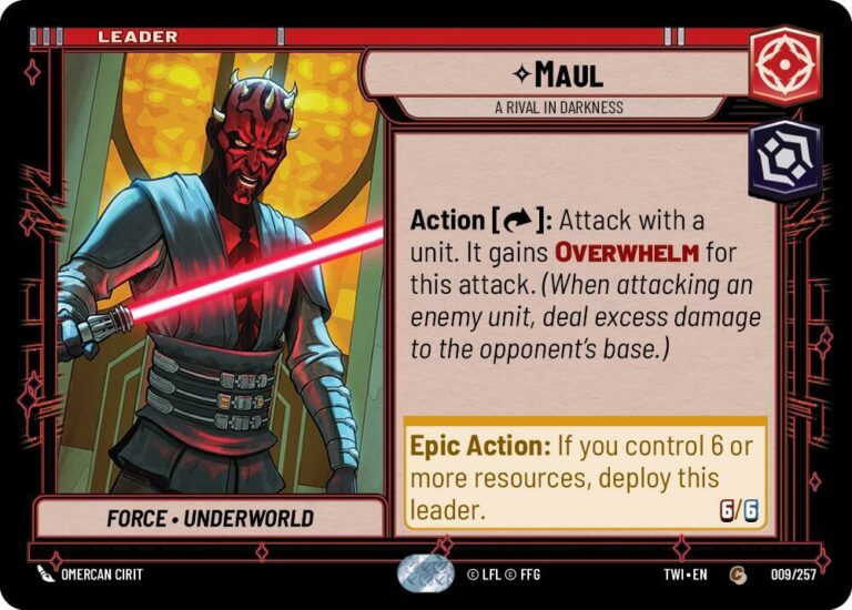 Maul - A Rival in Darkness - Common - 009/257 Inglés