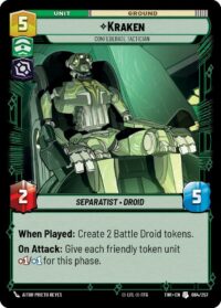 Kraken - Confederate Tactician (Foil) - Uncommon - 084/257 Inglés