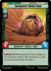 Separatist Super Tank (Foil) - Common - 087/257 Inglés