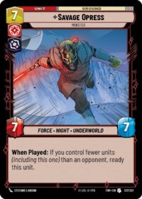 Savage Opress - Monster - Uncommon - 137/257 Inglés
