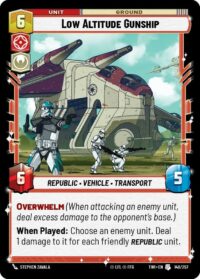 Low Altitude Gunship (Foil) - Uncommon - 149/257 Inglés