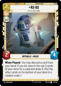 R2-D2 - Full of Solutions - Uncommon - 193/257 Inglés