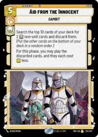 Aid from the Innocent (Foil) - Rare - 201/257 Inglés