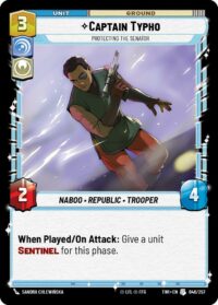 Captain Typho (Foil) - Protecting the Senator - Uncommon - 046/257 Inglés