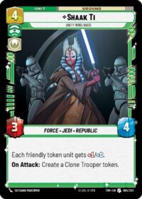 Shaak Ti - Unity Wins Wars - Uncommon - 094/257 Inglés