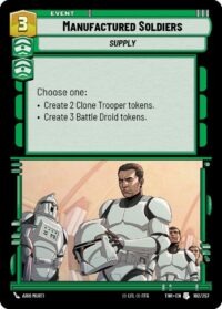 Manufactured Soldiers - Uncommon - 102/257 Inglés