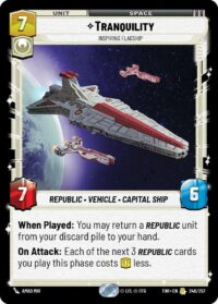 Tranquility - Inspiring Flagship - Rare - 246/257 Inglés