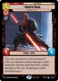 Darth Maul - Revenge at Last - Legendary - 135/257 Inglés