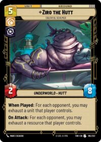 Ziro the Hutt - Colorful Schemer - Uncommon - 185/257 Inglés