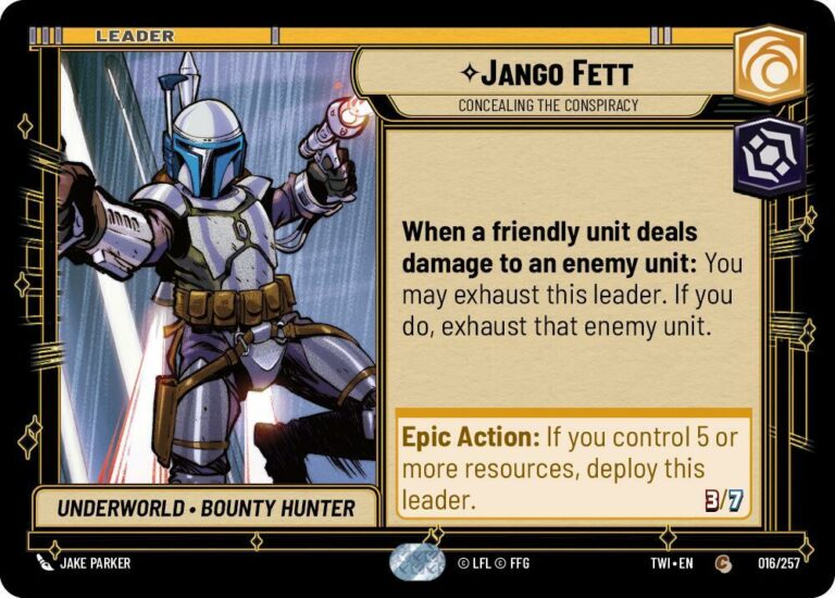 Jango Fett - Concealing the Conspiracy - Common - 016/257 Inglés