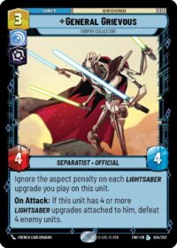 General Grievous - Trophy Collector - Legendary - 034/257 Inglés