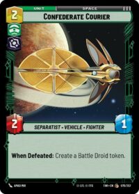 Confederate Courier (Foil) - Common - 079/257 Inglés