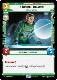 Admiral Yularen - Rare - 092/257 Inglés
