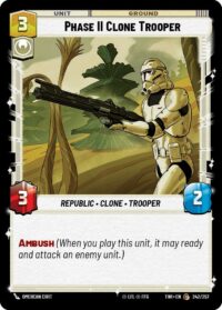 Phase II Clone Trooper (Foil) - Common - 242/257 Inglés