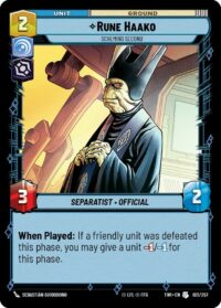 Rune Haako (Foil) - Scheming Second - Uncommon - 031/257 Inglés