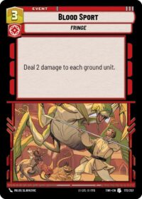 Blood Sport (Foil) - Uncommon - 173/257 Inglés