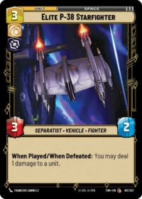 Elite P-38 Starfighter (Foil) - Common - 181/257 Inglés