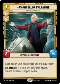 Chancellor Palpatine - Wartime Chancellor - Legendary - 203/257 Inglés