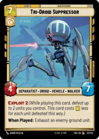 Tri-Droid Suppressor - Common - 217/257 Inglés
