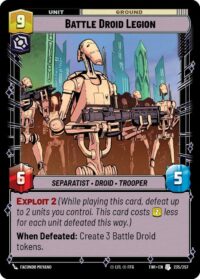 Battle Droid Legion - Uncommon - 235/257 Inglés