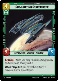 Subjugating Starfighter - Common - 112/257 Inglés