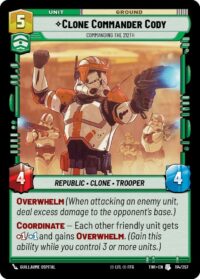 Clone Commander Cody - Commanding the 212th - Uncommon - 114/257 Inglés