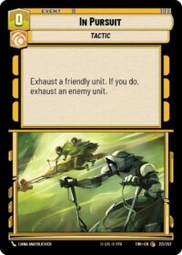 In Pursuit (Foil) - Common - 221/257 Inglés