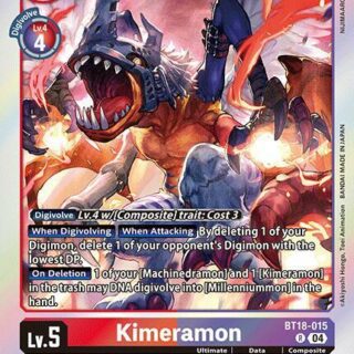 Kimeramon - BT18-015 - BT18-015 R