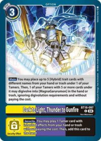Dark to Light, Thunder to Gunfire - BT18-097 C
