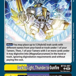 Dark to Light, Thunder to Gunfire - BT18-097 C