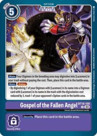 Gospel of the Fallen Angel - BT18-100 U